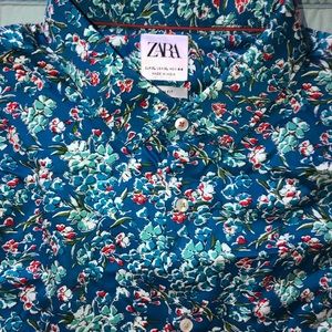 Men’s Zara Slim fit floral button down